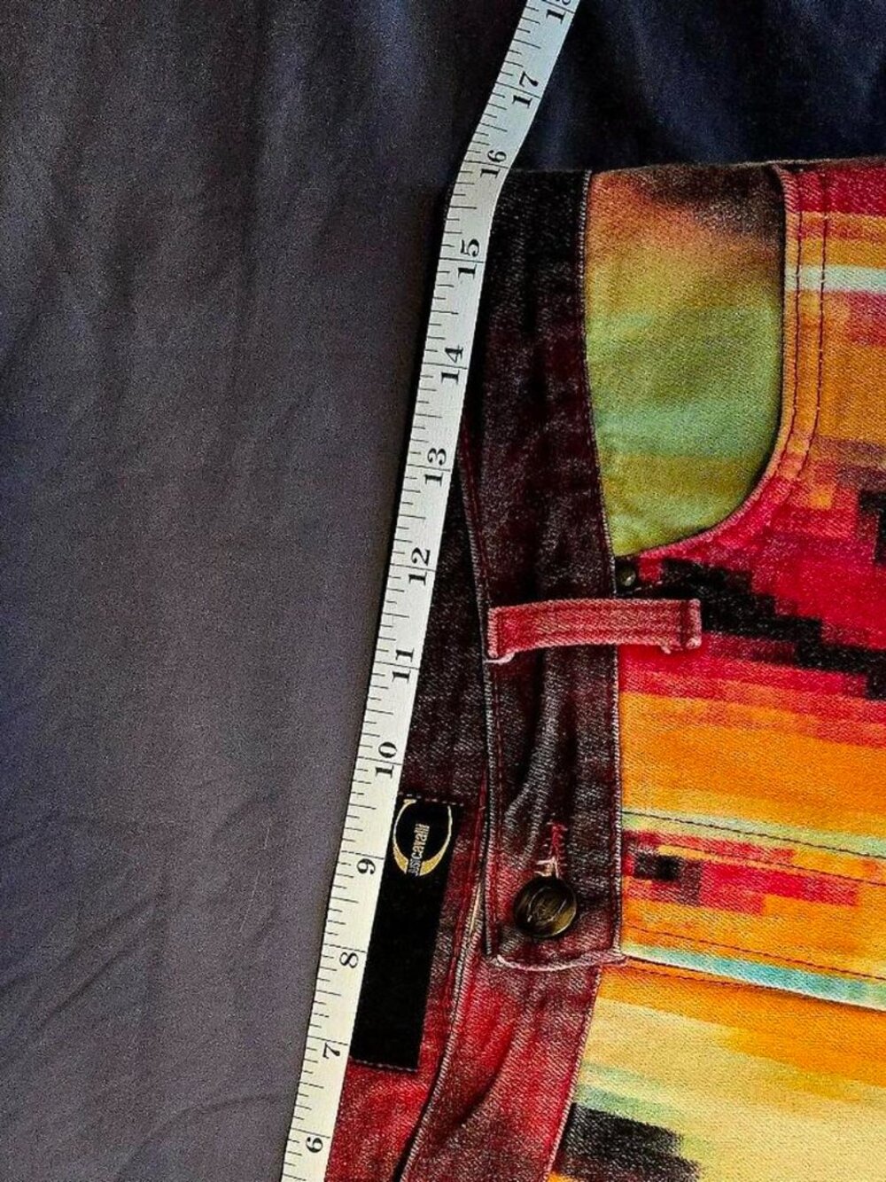 Rare Vintage SS01 Just Cavalli Women's Multi Jeans - Picture 8 of 9